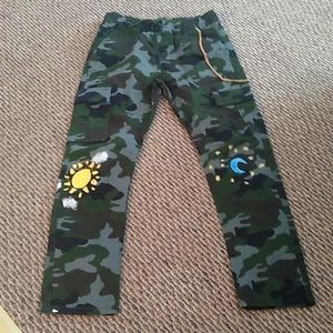 Cat&Jack Boys14 green camo joggers